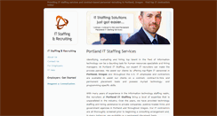 Desktop Screenshot of portlanditstaffing.com